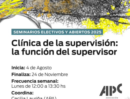 Seminario Clínica de la supervisión: La función del supervisor